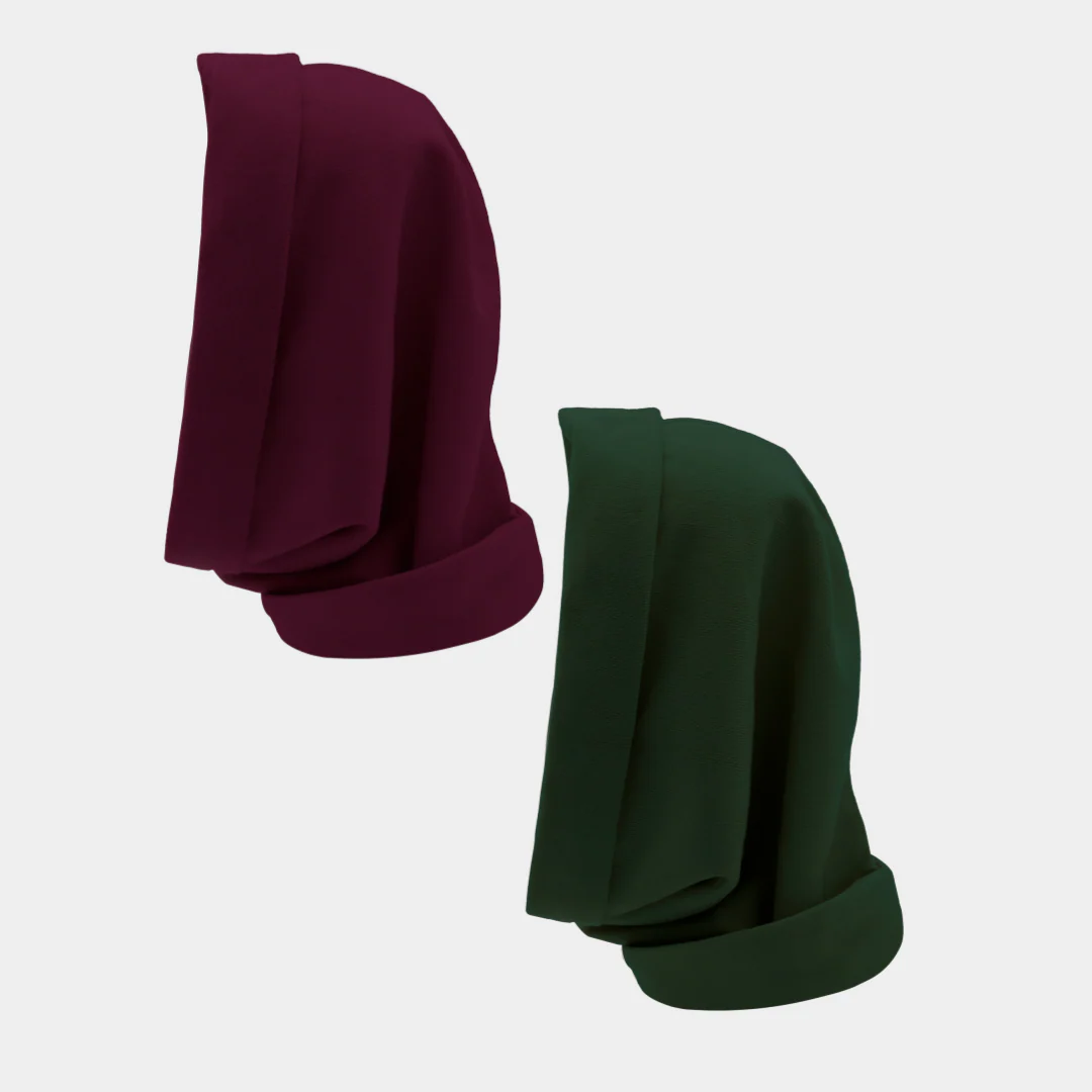 Hairbrella Satin Lined, Waterproof Infinity Rain Scarf - Bundle (2) - Image 45