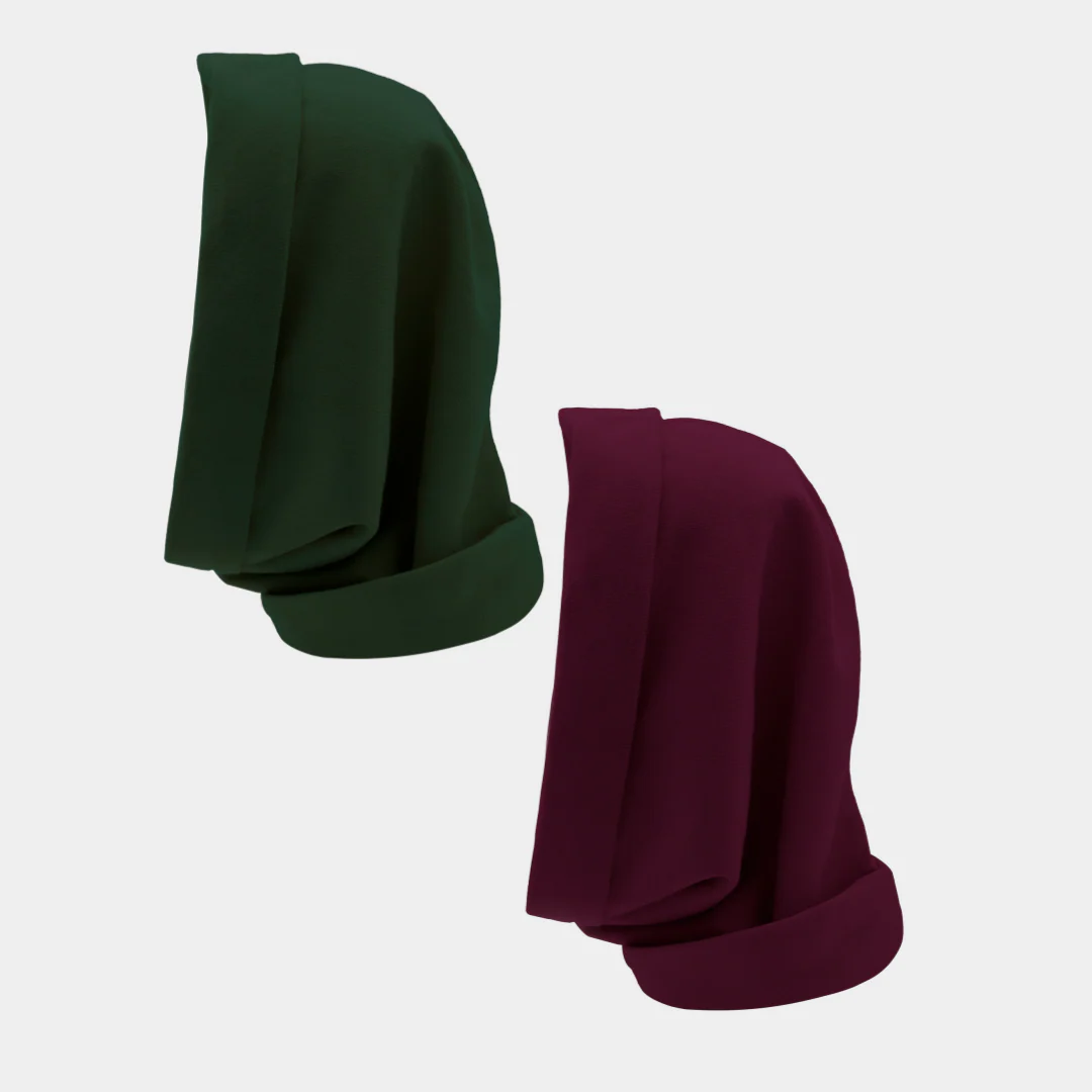 Hairbrella Satin Lined, Waterproof Infinity Rain Scarf - Bundle (2) - Image 55