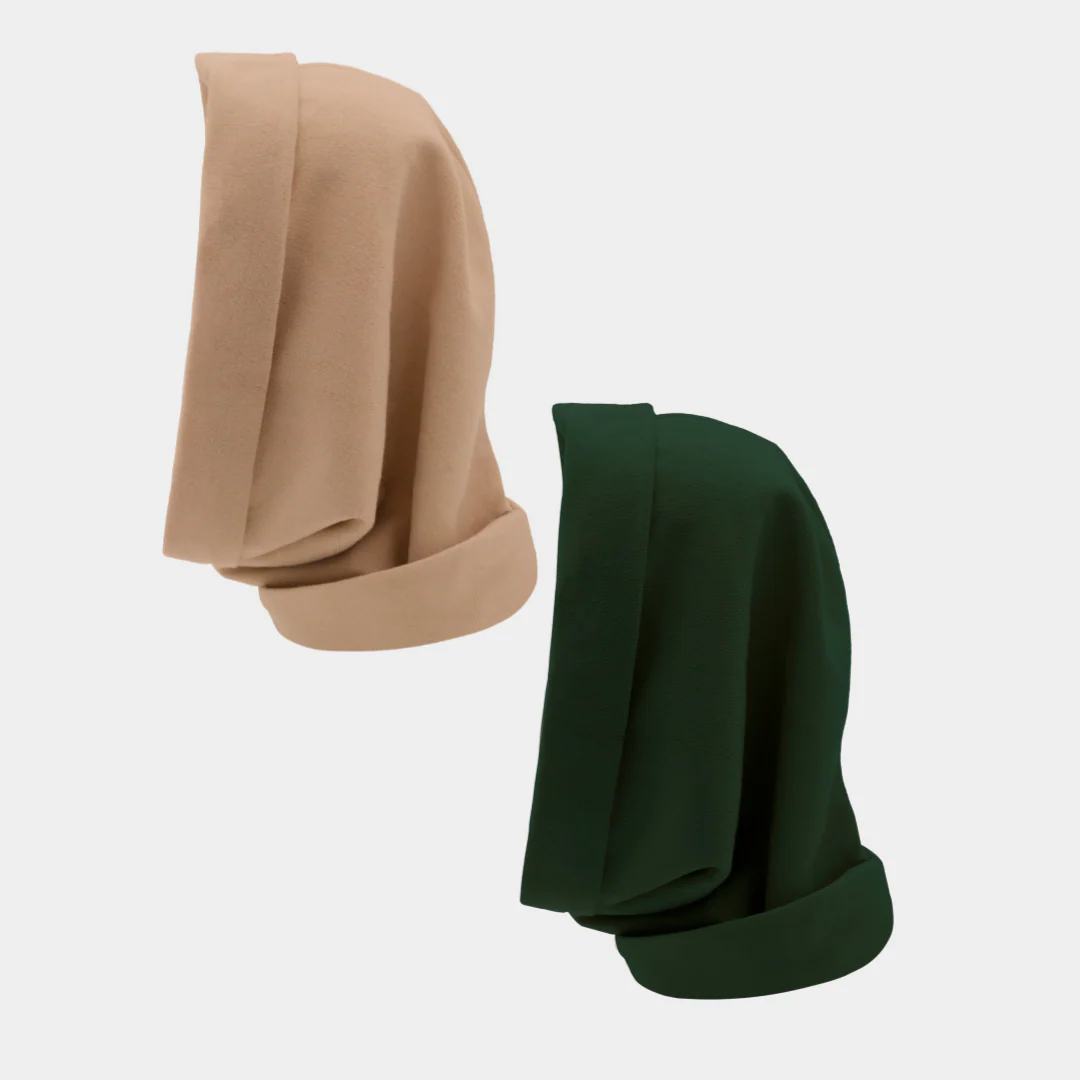Hairbrella Satin Lined, Waterproof Infinity Rain Scarf - Bundle (2) - Image 61