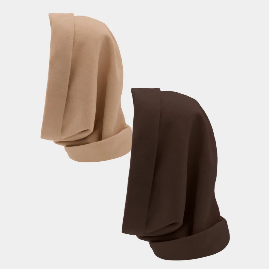 Hairbrella Satin Lined, Waterproof Infinity Rain Scarf - Bundle (2) - Image 65