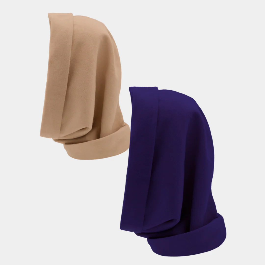 Hairbrella Satin Lined, Waterproof Infinity Rain Scarf - Bundle (2) - Image 66