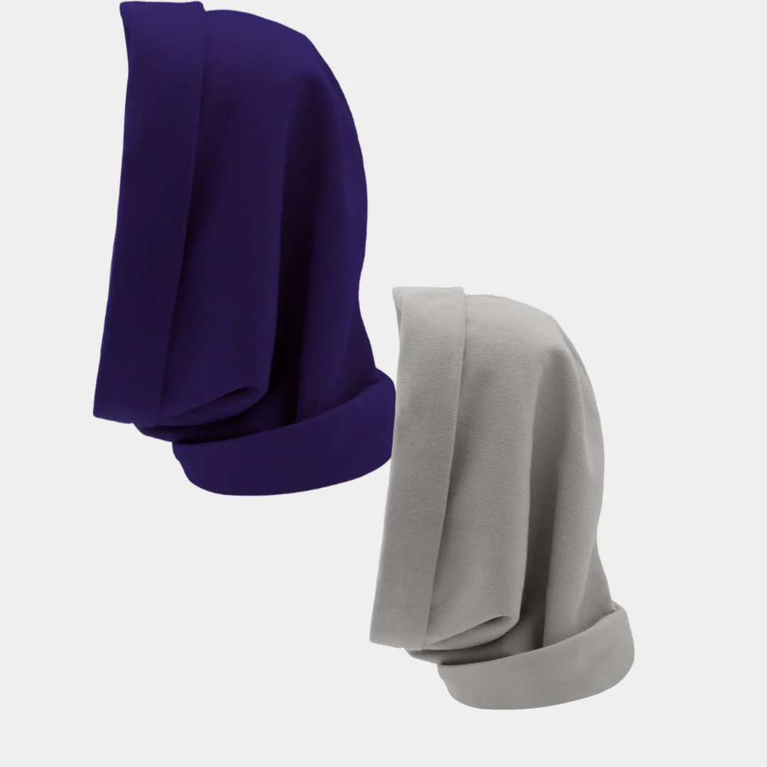 Hairbrella Satin Lined, Waterproof Infinity Rain Scarf - Bundle (2) - Image 73