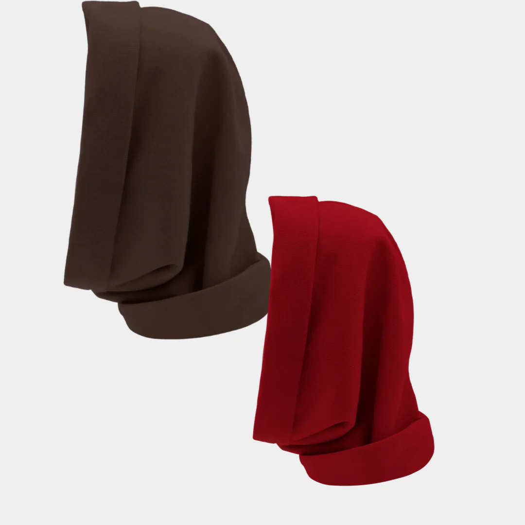 Hairbrella Satin Lined, Waterproof Infinity Rain Scarf - Bundle (2) - Image 80