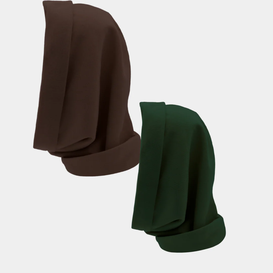 Hairbrella Satin Lined, Waterproof Infinity Rain Scarf - Bundle (2) - Image 81
