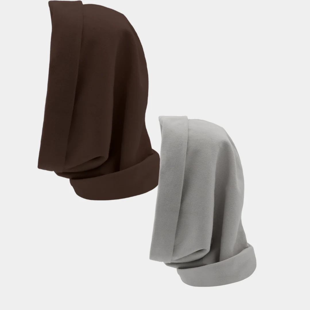 Hairbrella Satin Lined, Waterproof Infinity Rain Scarf - Bundle (2) - Image 83