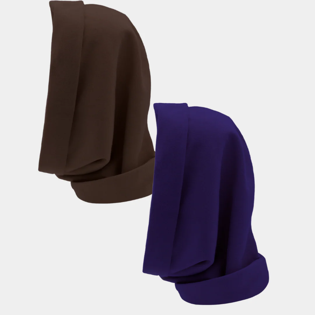 Hairbrella Satin Lined, Waterproof Infinity Rain Scarf - Bundle (2) - Image 85