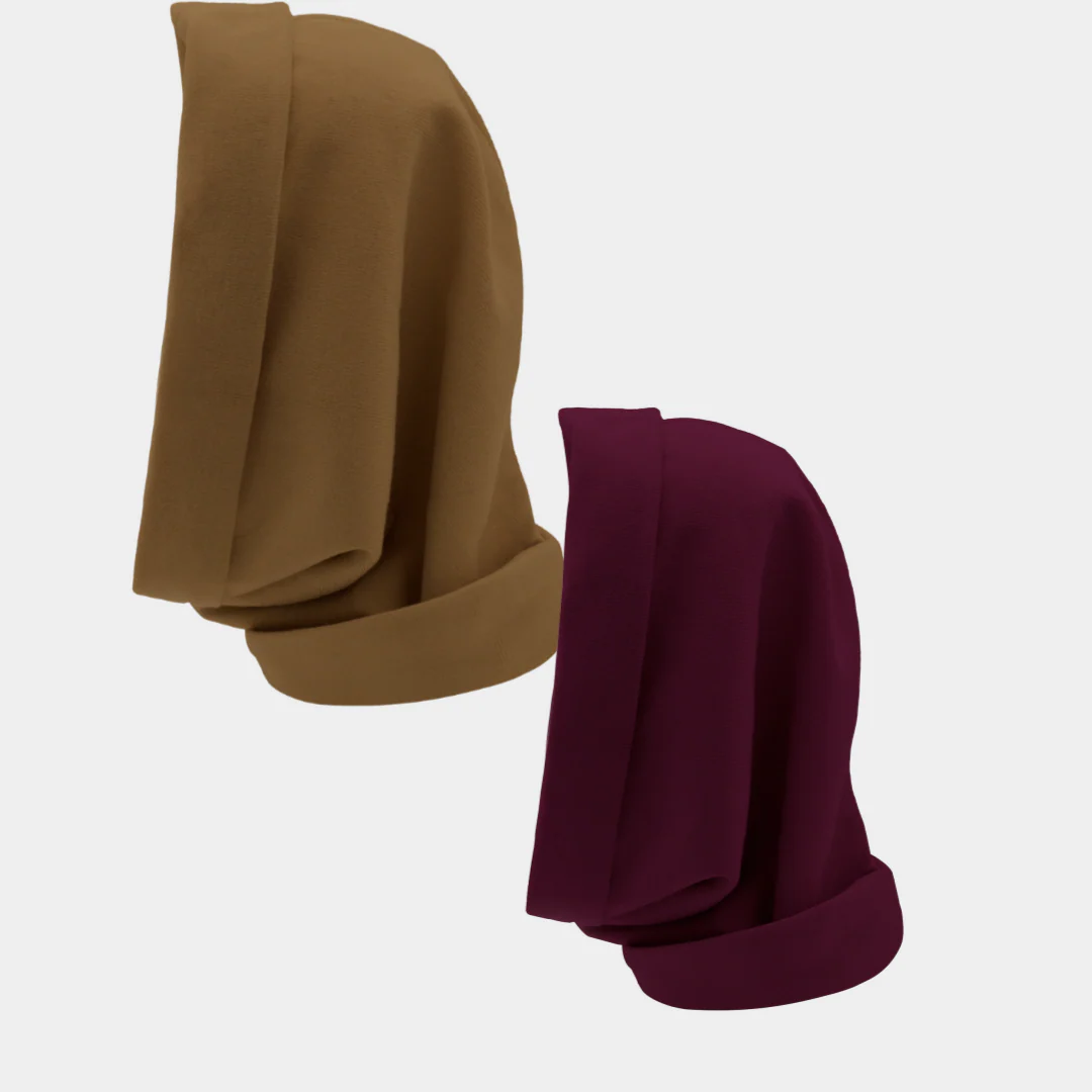 Hairbrella Satin Lined, Waterproof Infinity Rain Scarf - Bundle (2) - Image 89