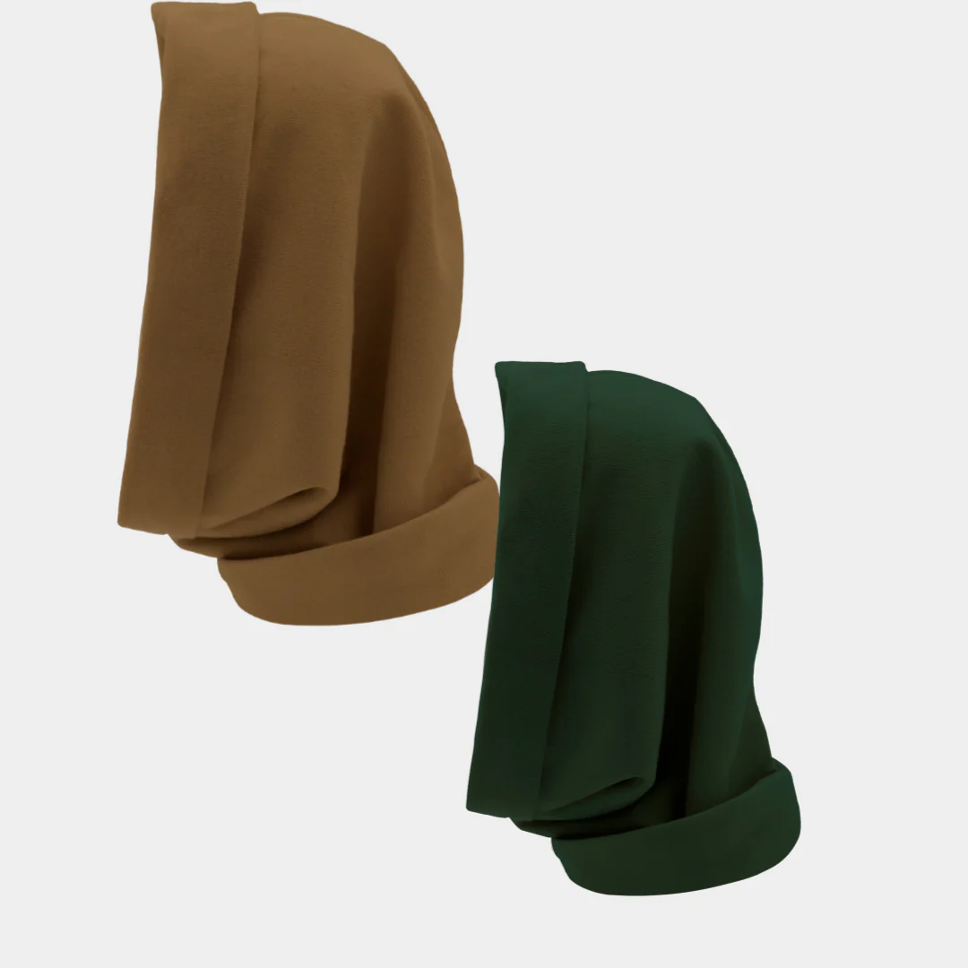 Hairbrella Satin Lined, Waterproof Infinity Rain Scarf - Bundle (2) - Image 91