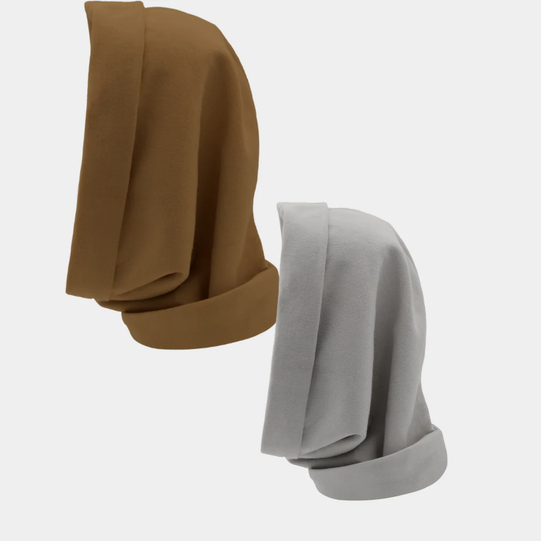 Hairbrella Satin Lined, Waterproof Infinity Rain Scarf - Bundle (2) - Image 93