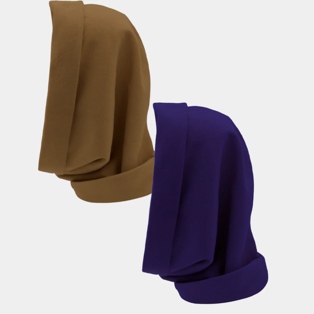 Hairbrella Satin Lined, Waterproof Infinity Rain Scarf - Bundle (2) - Image 94