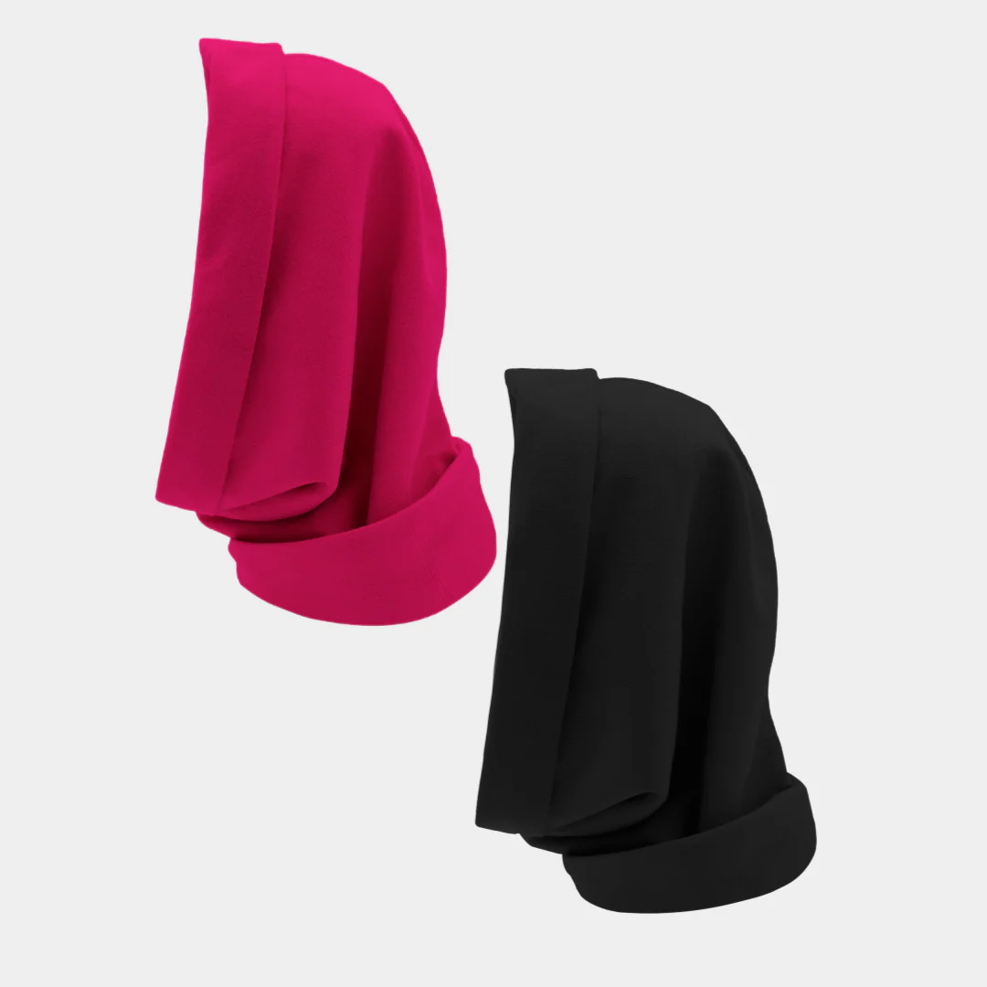 Hairbrella Satin Lined, Waterproof Infinity Rain Scarf - Bundle (2) - Image 97