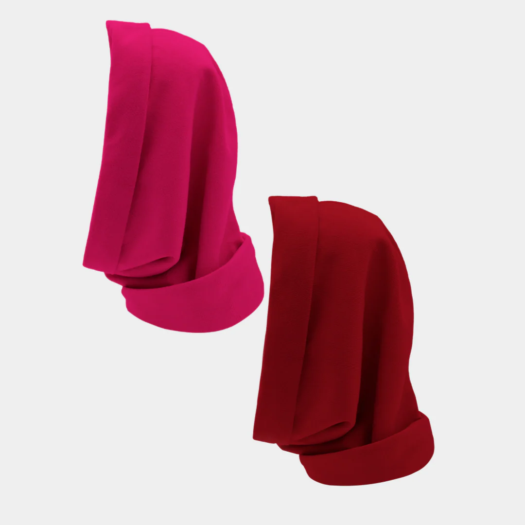 Hairbrella Satin Lined, Waterproof Infinity Rain Scarf - Bundle (2) - Image 98