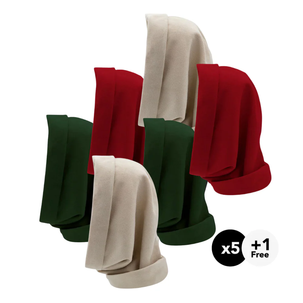 Hairbrella Satin Lined, Waterproof Infinity Rain Scarf Gifting Bundle (Buy 5, Get 1 Free) - Image 13