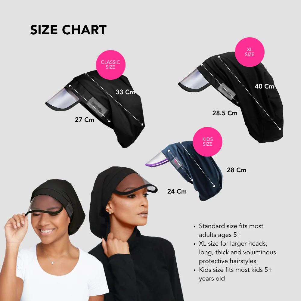 Hairbrella Satin-Lined, Waterproof Rain Hat - Image 9