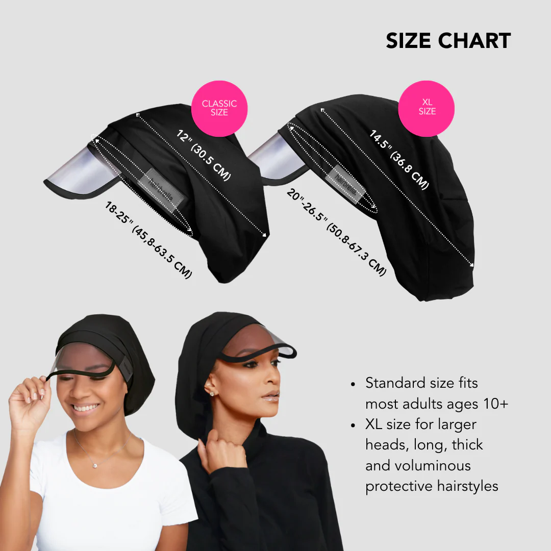 Hairbrella Satin-Lined, Waterproof Rain Hat - Image 8