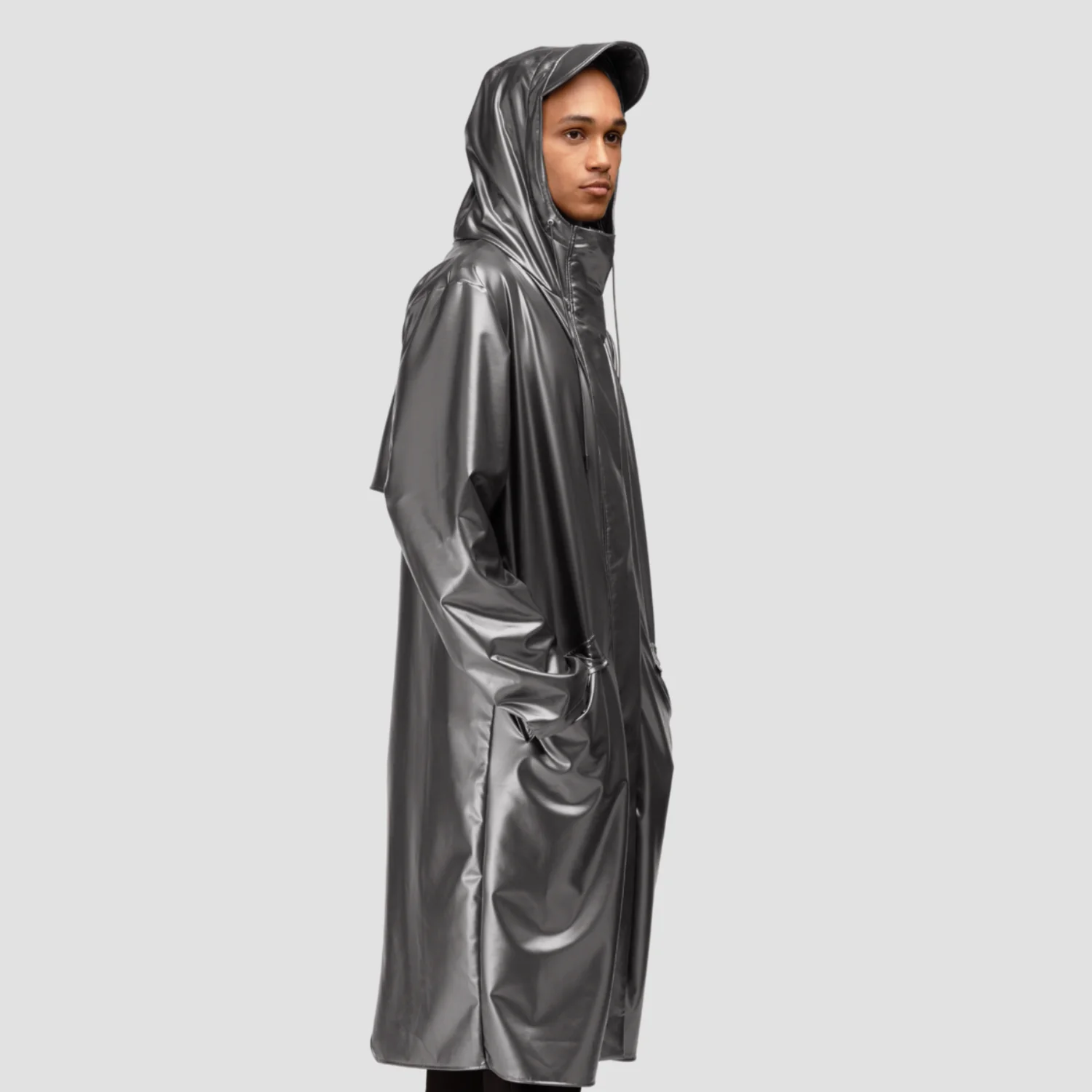 Hairbrella Satin-Lined, Waterproof Rain Jacket - Image 19