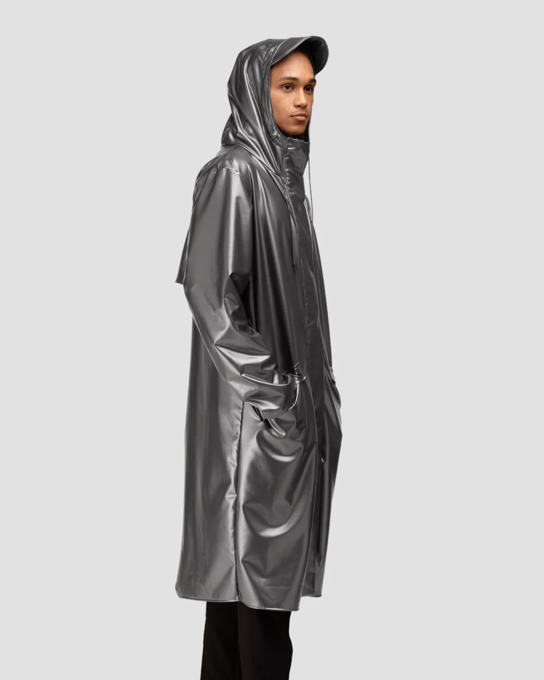 Hairbrella Satin-Lined, Waterproof Rain Jacket - Image 17