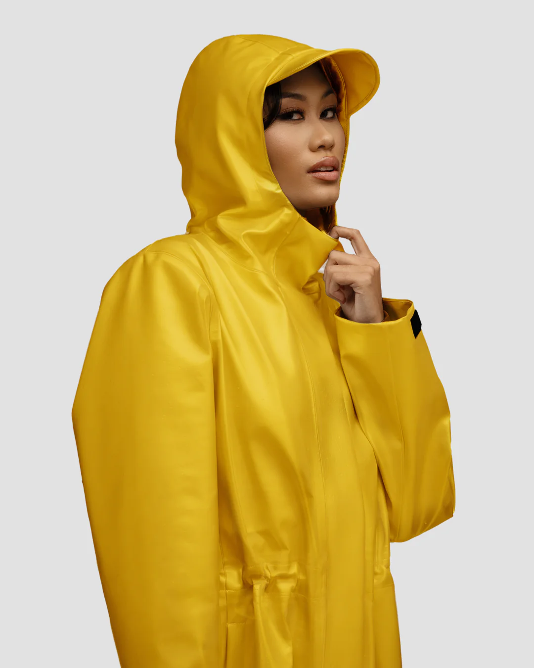 Hairbrella Satin-Lined, Waterproof Rain Jacket - Image 19