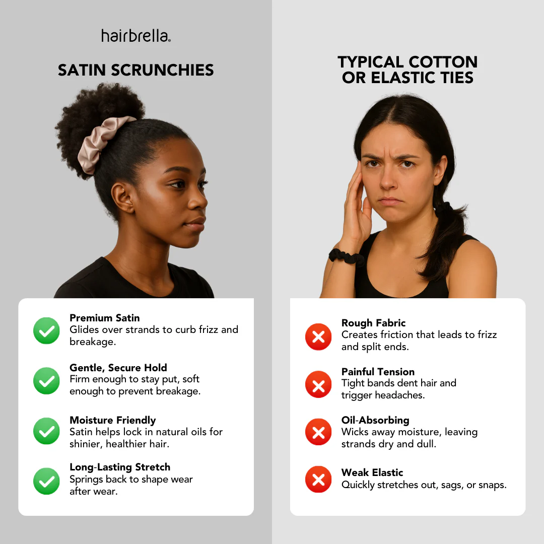 Hairbrella Satin Scrunchies - Image 4
