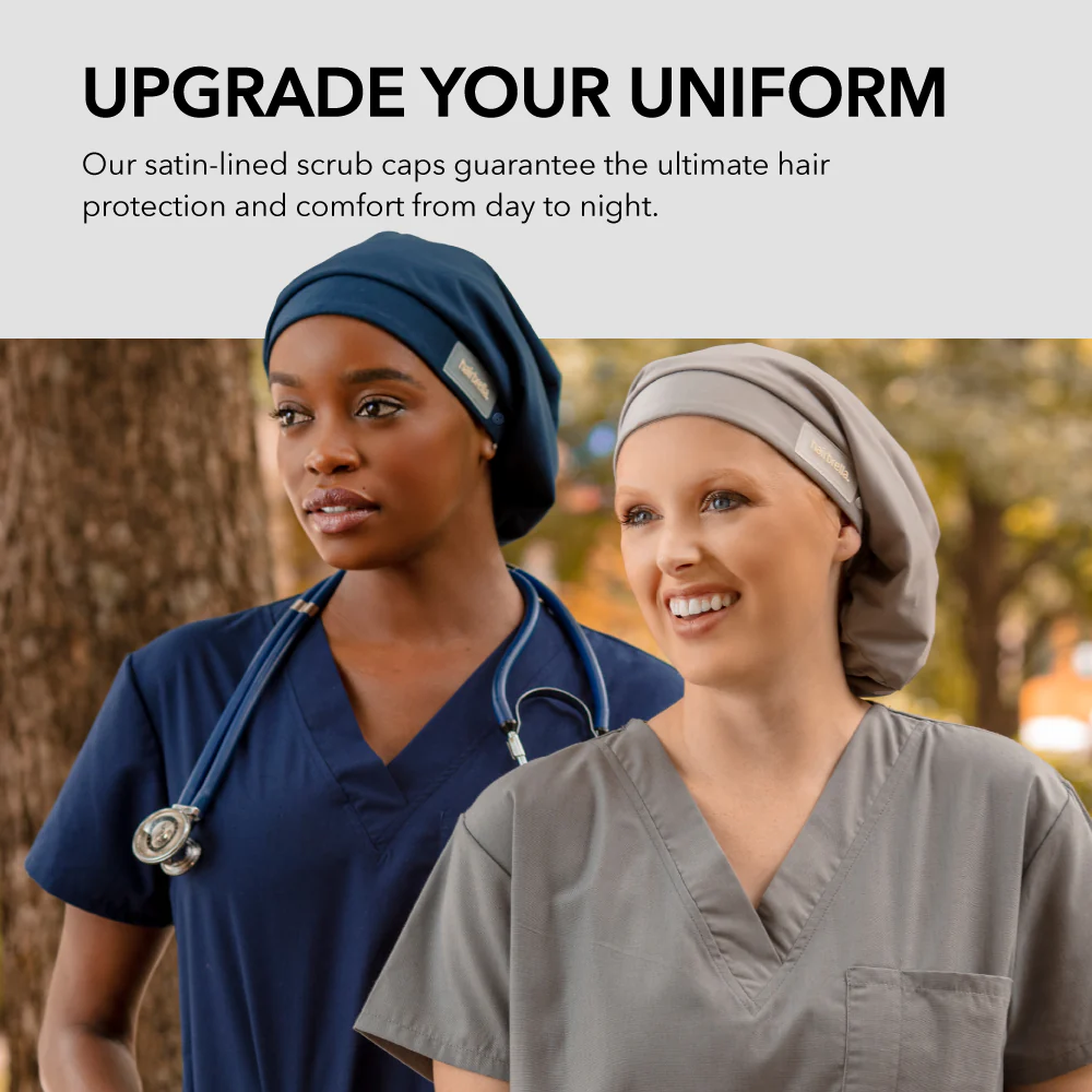 Hairbrella Scrub Cap, Satin-Lined - Image 12