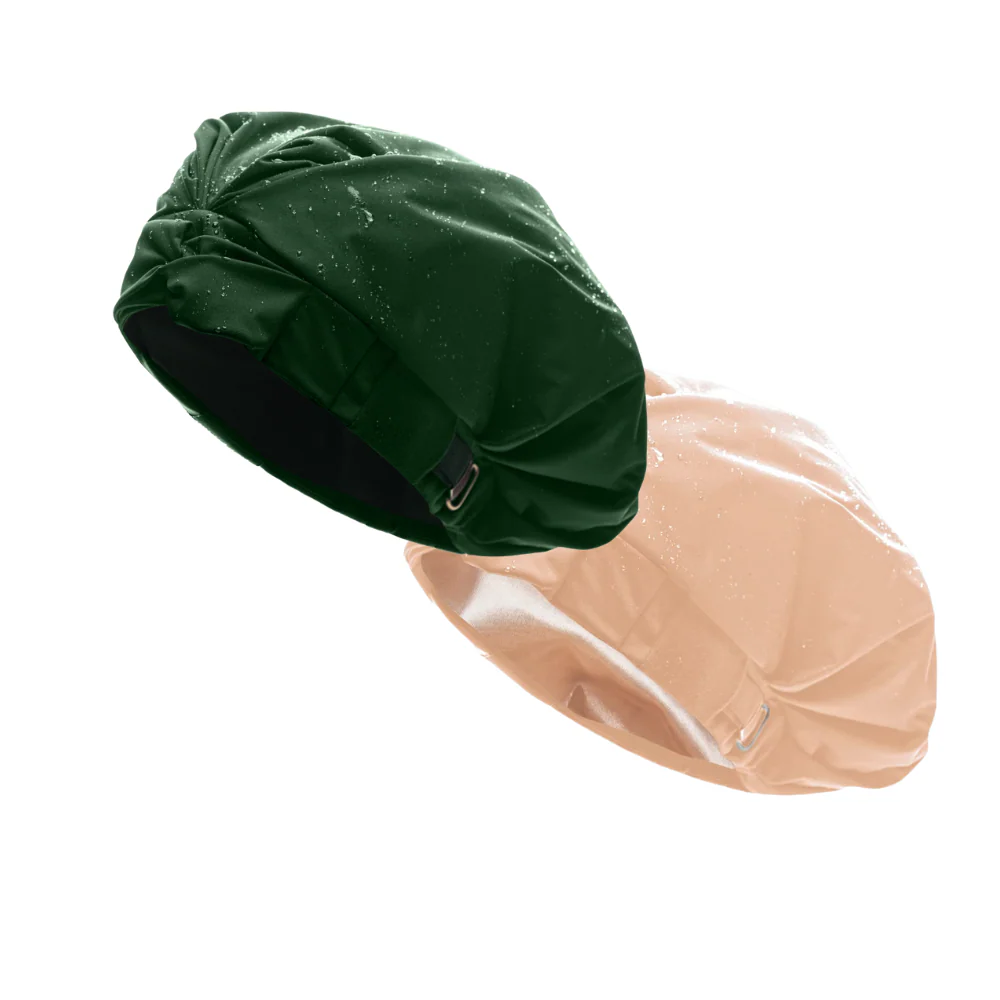 Hairbrella Satin-Lined Shower Cap - Bundle (2) - Image 40