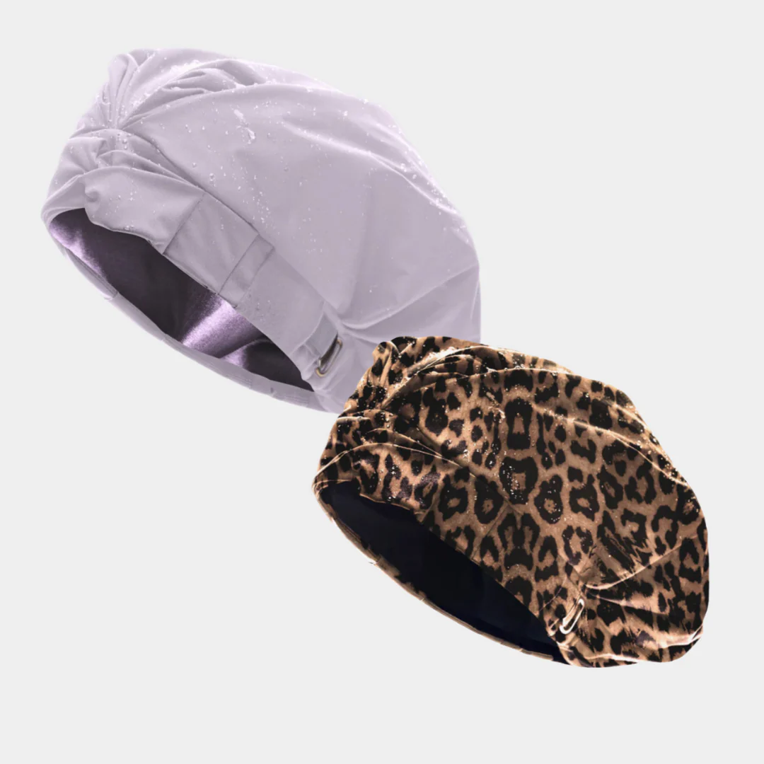 Hairbrella Satin-Lined Shower Cap - Bundle (2) - Image 90