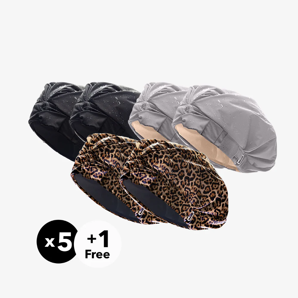 Hairbrella Satin-Lined Shower Cap - Bundle (6) - Image 8