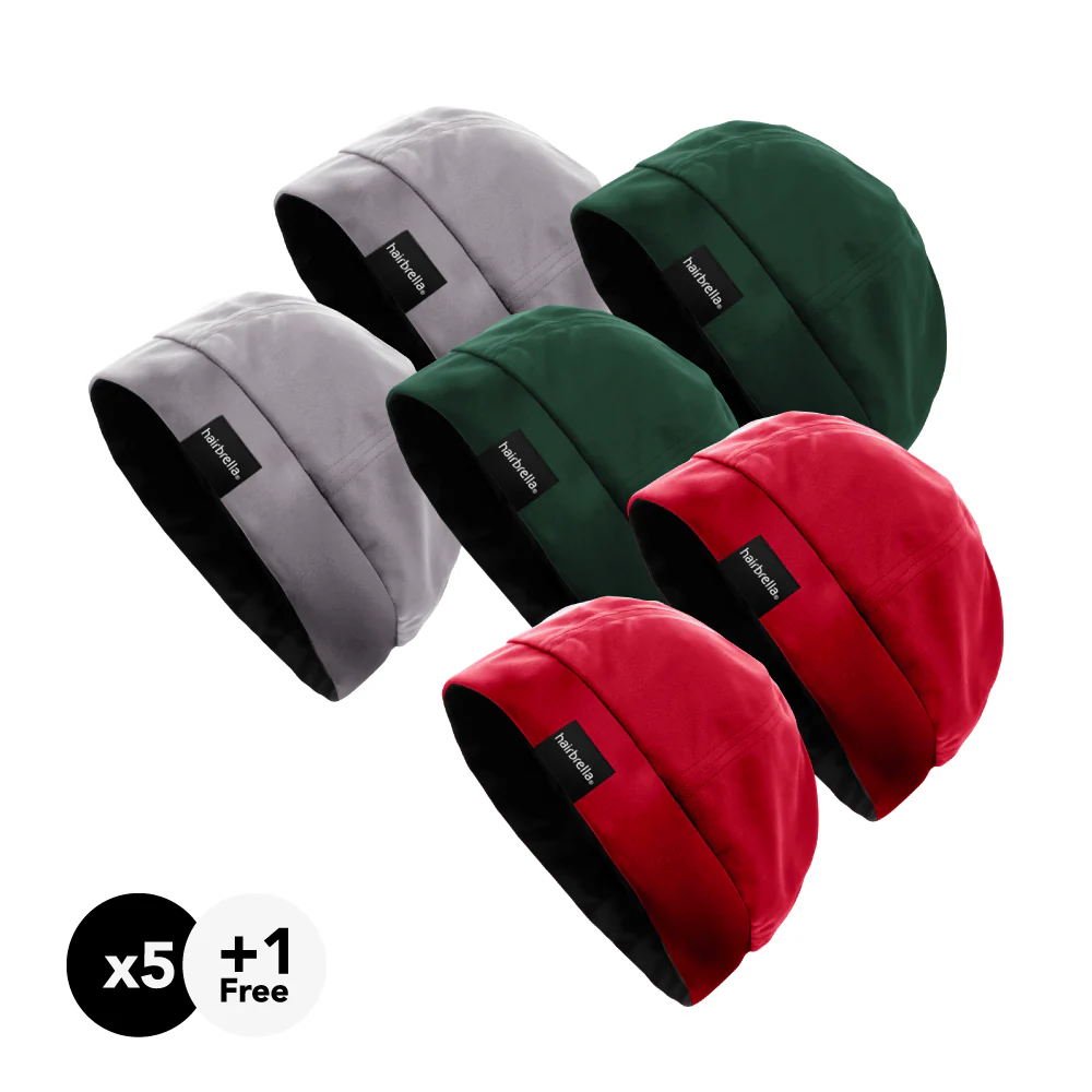 Hairbrella Unisex Satin-Lined Sleep Cap Bundle (Buy 5, Get 1 Free) - Image 13