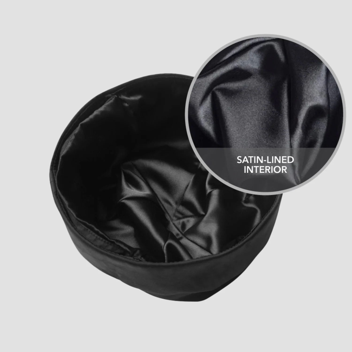 Satin-Lined Unisex, Adjustable Wave Cap - Image 3