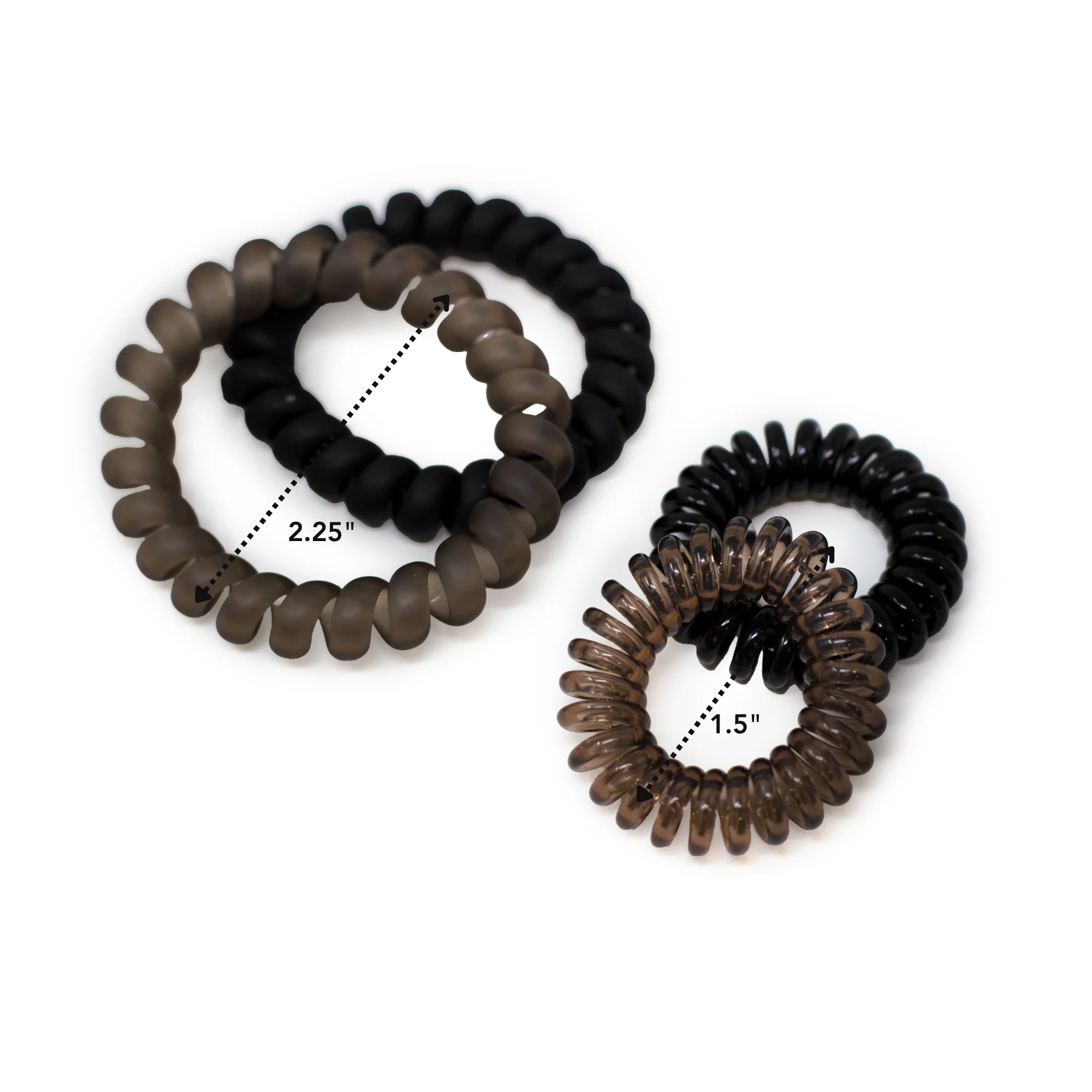 Hairbrella Waterproof Spiral Hair Ties (8 Pack) - Image 3