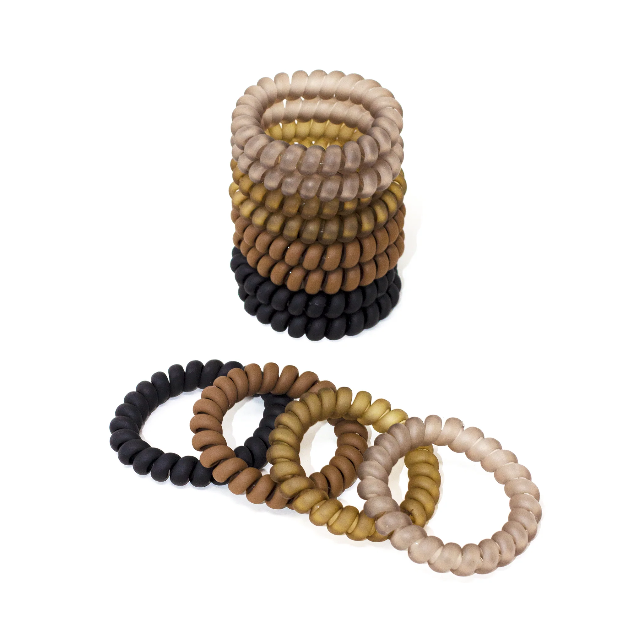 Hairbrella Waterproof Spiral Hair Ties (8 Pack) - Image 7