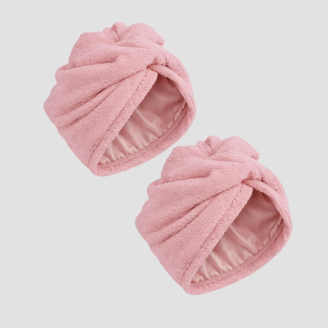Hairbrella 2-in-1 Satin Twist Towel Turban, Bundle (2) - Image 11