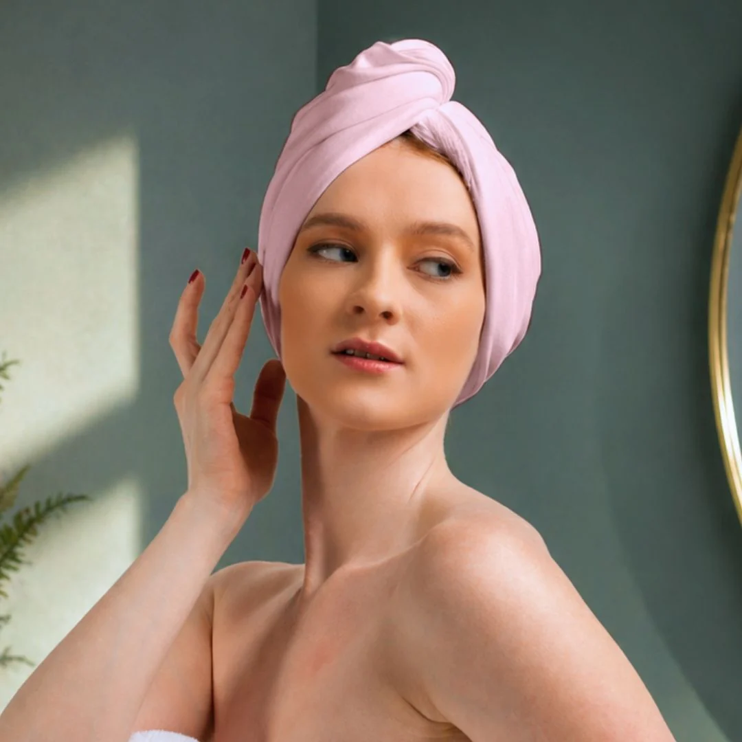 Hairbrella 2-in-1 Satin Twist Towel Turban, Bundle (2) - Image 14