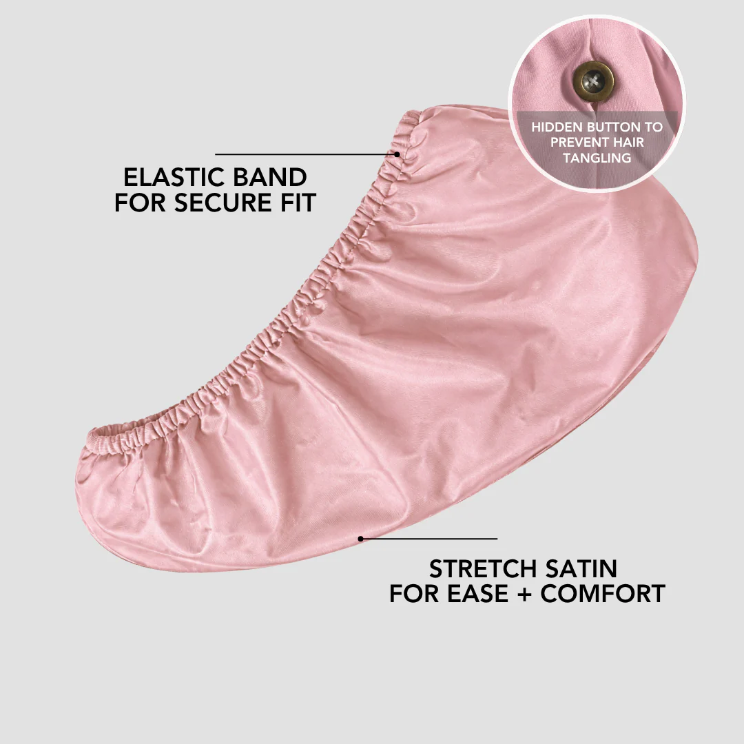 Hairbrella 2-in-1 Satin Twist Towel Turban - Image 5