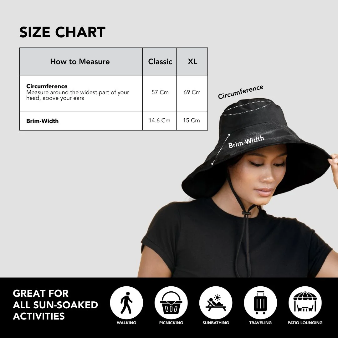 Hairbrella Satin-Lined, Waterproof, Wide Brim Sun Hat - Image 8