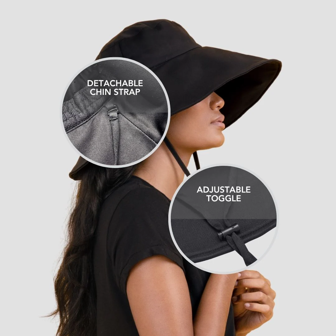 Hairbrella Waterproof, Satin-Lined, Wide Brim Sun Hat, Bundle (2) - Image 6