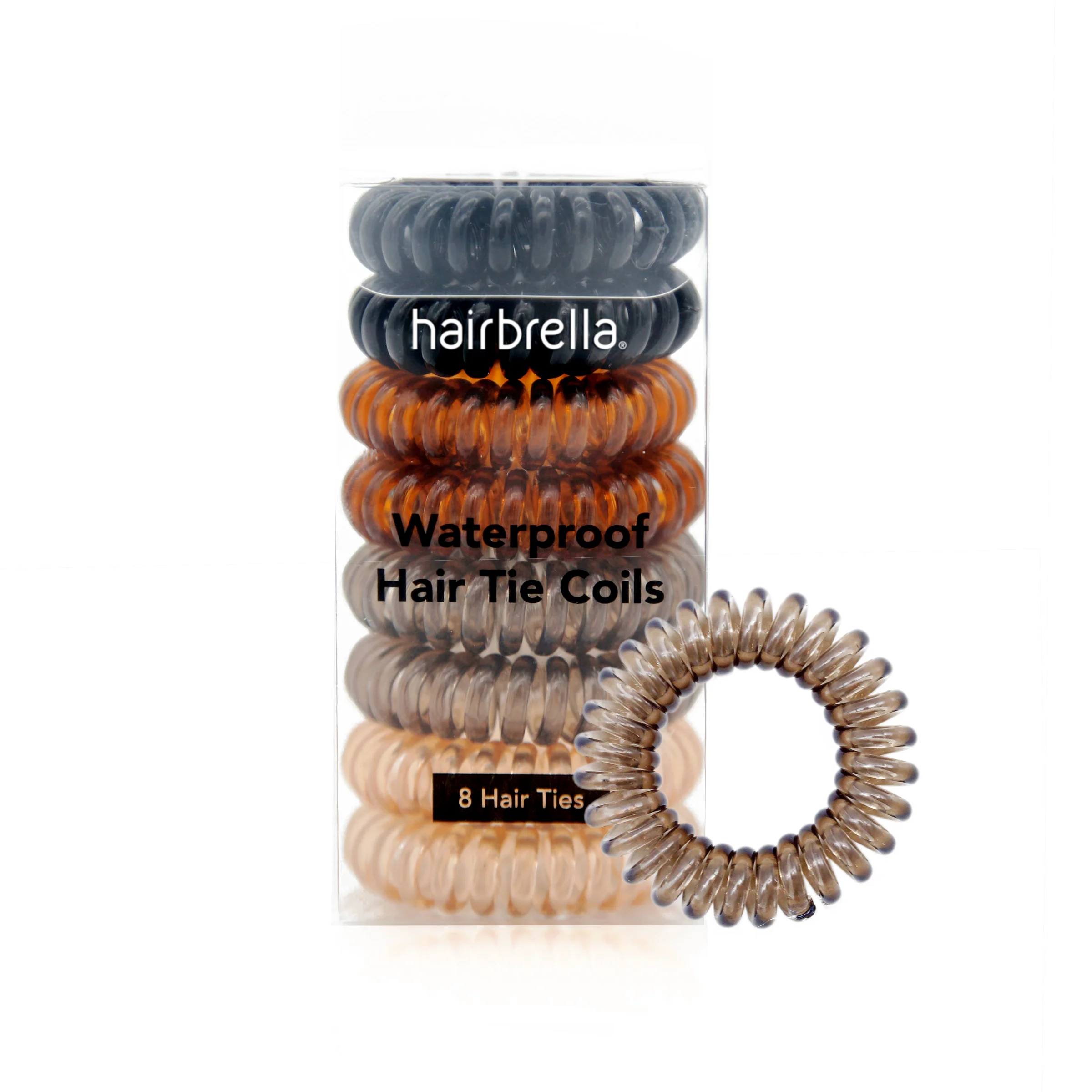 Waterproof Spiral Hair Ties (8 Pack) - Image 9