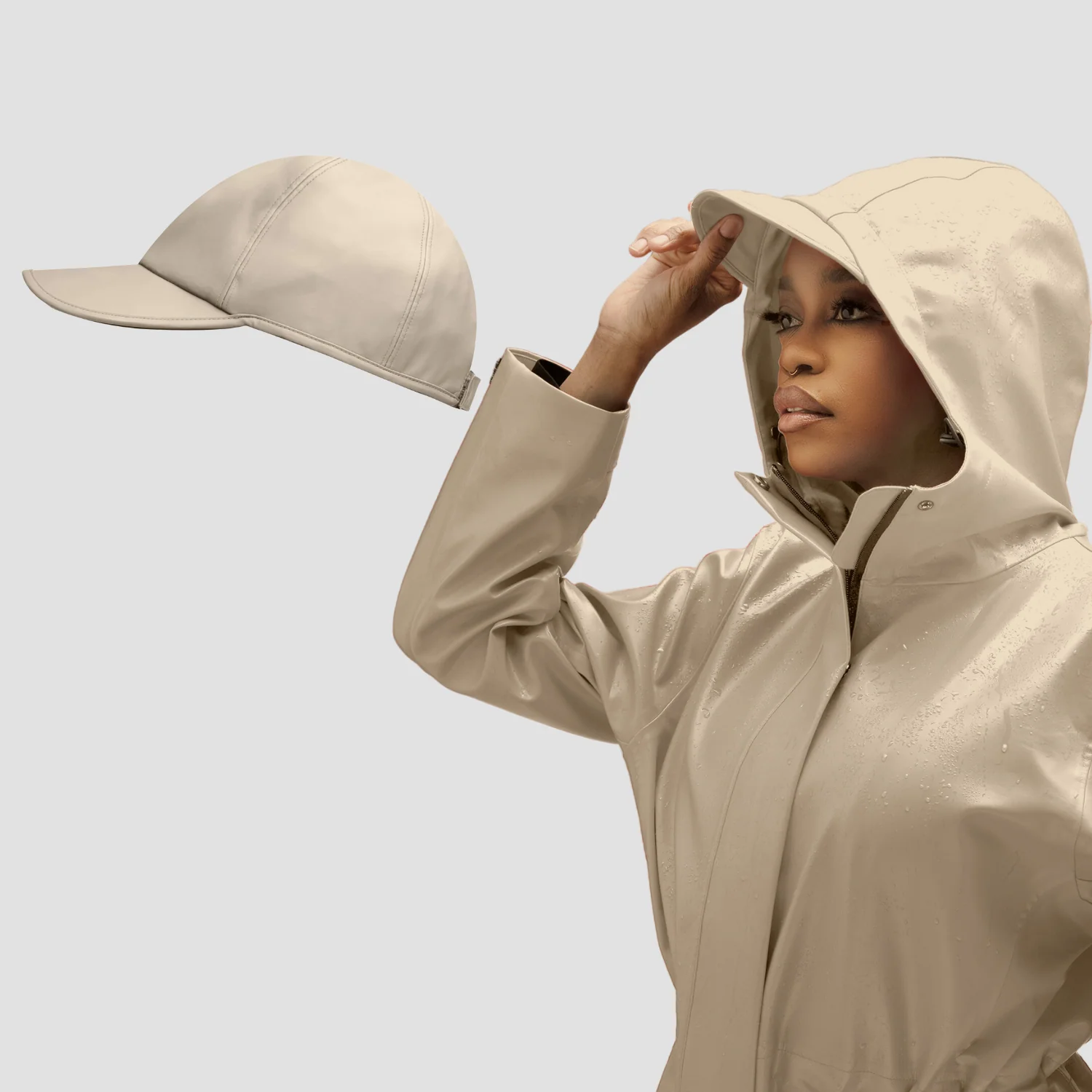 Waterproof Essentials: Rain Jacket & Hat Bundle - Image 15