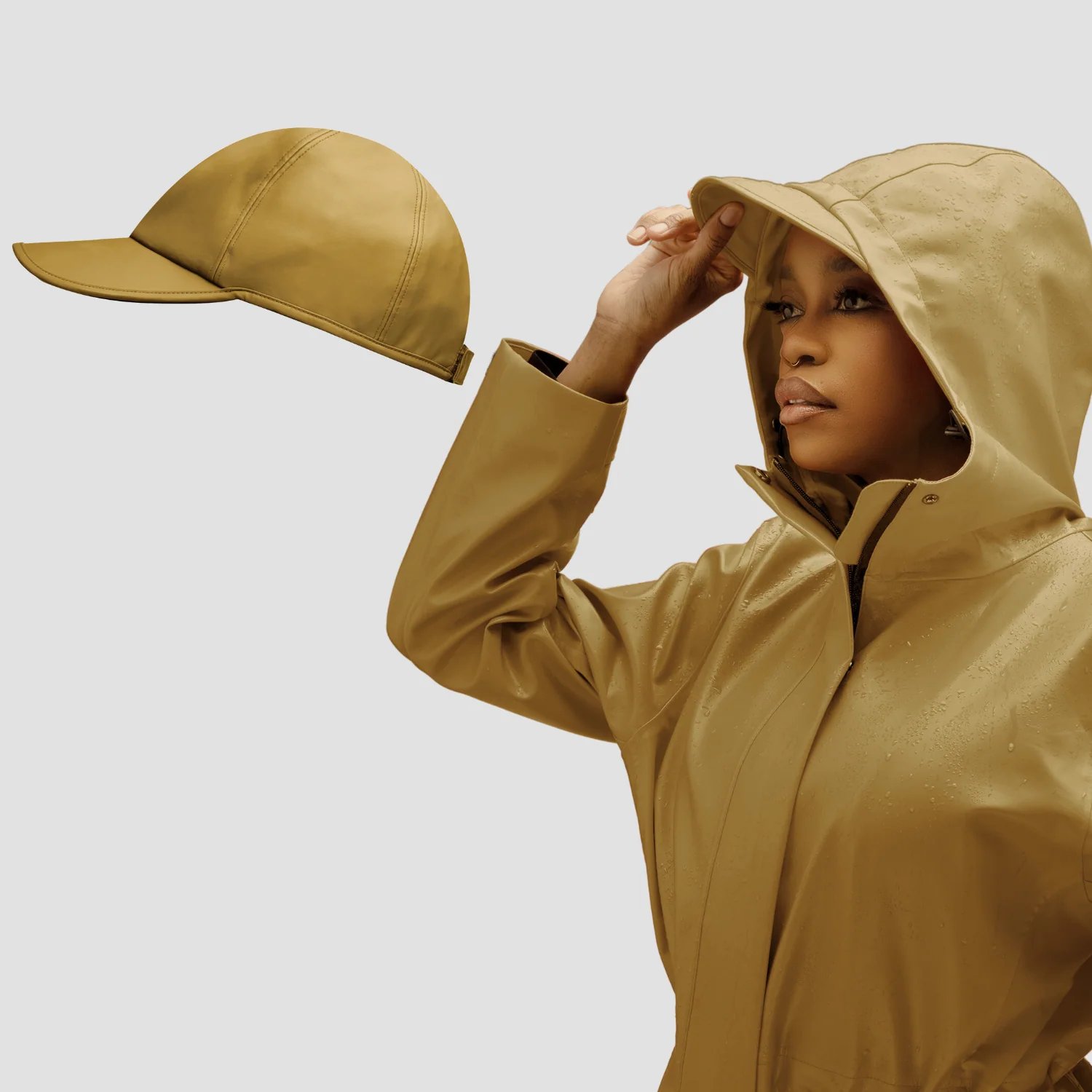 Waterproof Essentials: Rain Jacket & Hat Bundle - Image 17