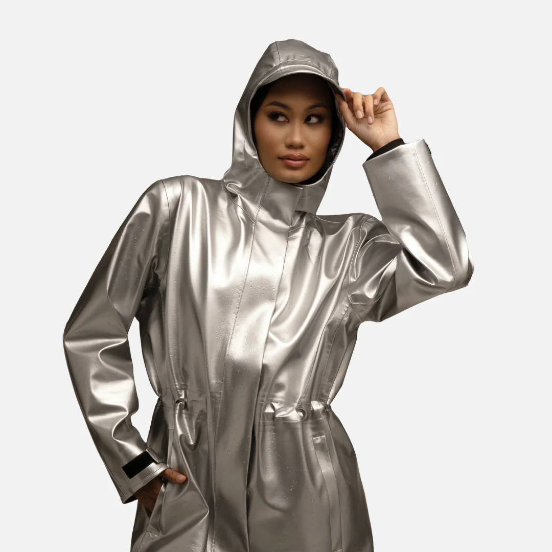 Rain Jacket, Waterproof, Satin-Lined Hood, Bundle (2) - Image 13