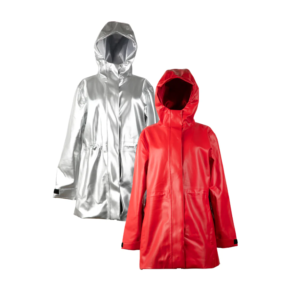 Rain Jacket, Waterproof, Satin-Lined Hood, Bundle (2) - Image 19