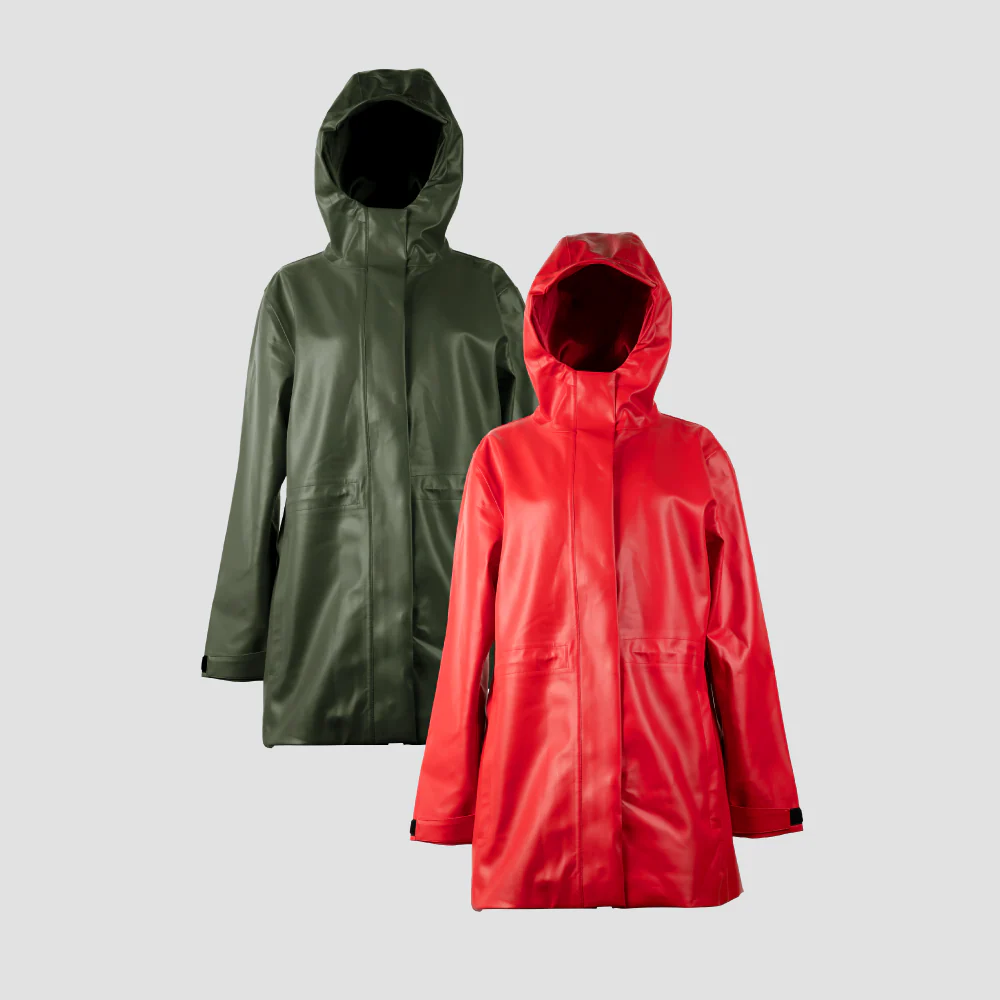 Rain Jacket, Waterproof, Satin-Lined Hood, Bundle (2) - Image 21