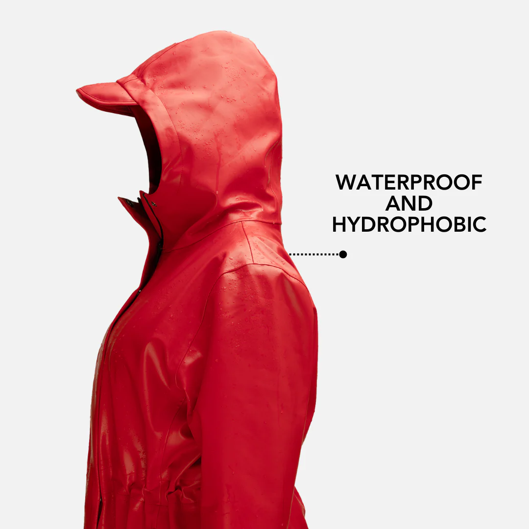 Rain Jacket, Waterproof, Satin-Lined Hood, Bundle (2) - Image 3