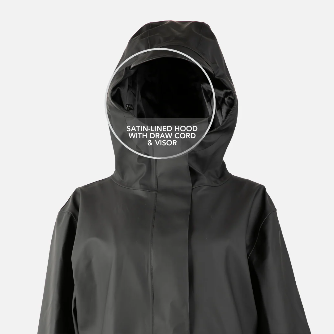 Rain Jacket, Waterproof, Satin-Lined Hood, Bundle (2) - Image 4