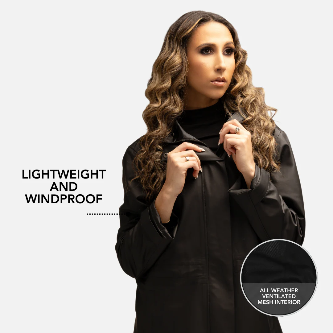 Rain Jacket, Waterproof, Satin-Lined Hood, Bundle (2) - Image 5