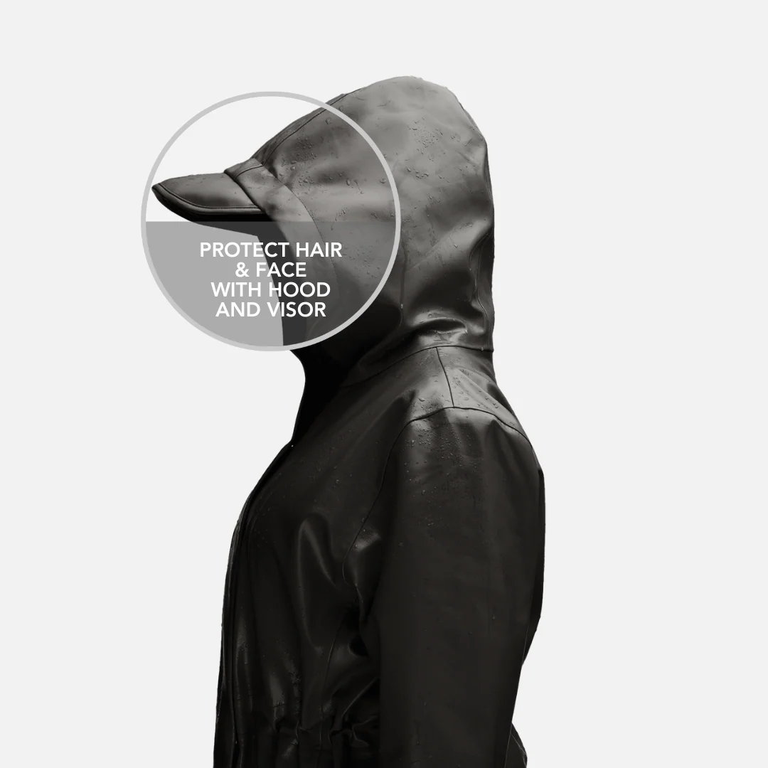 Rain Jacket, Waterproof, Satin-Lined Hood, Bundle (2) - Image 7