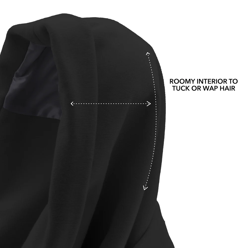 Hairbrella Satin Lined, Waterproof Infinity Rain Scarf: First Edition - Image 5