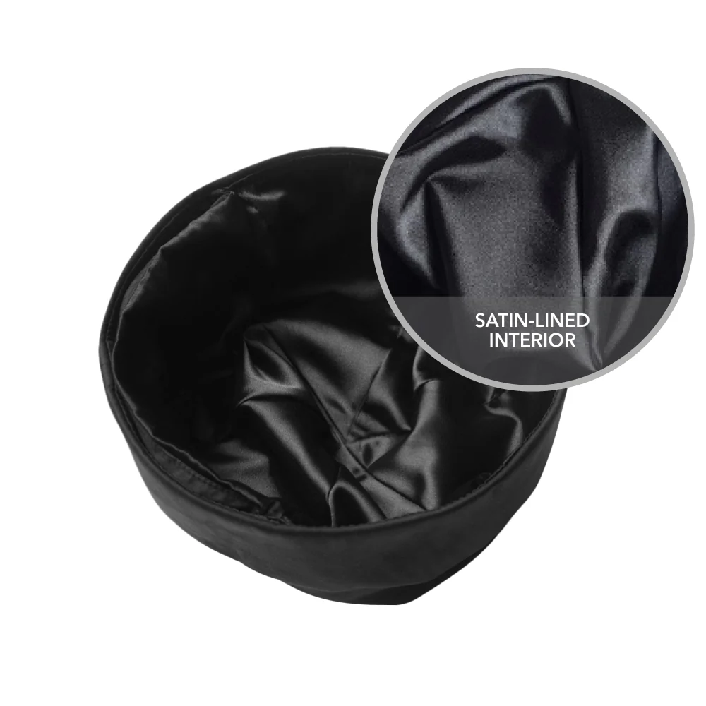 Satin-Lined, Men's Sleep Cap, Adjustable Wave Cap - Image 8