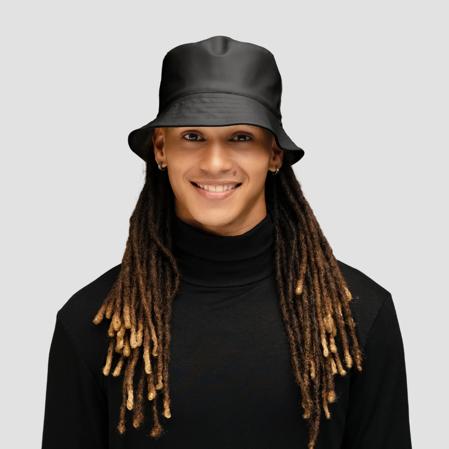 Satin-Lined, Waterproof Bucket Hat for Men — Matte Edition