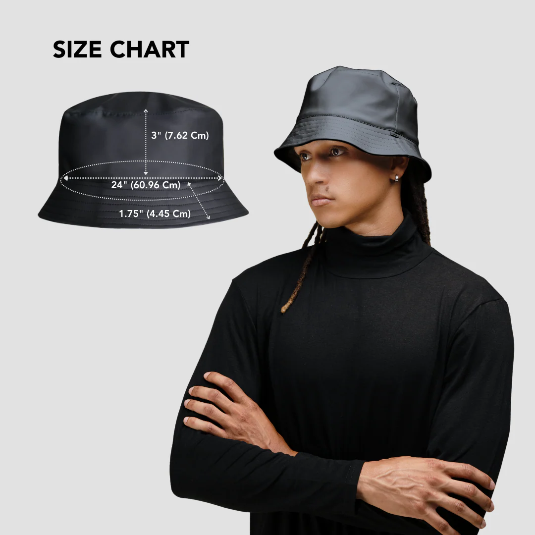 Satin-Lined, Waterproof Bucket Hat for Men — Matte Edition - Image 6